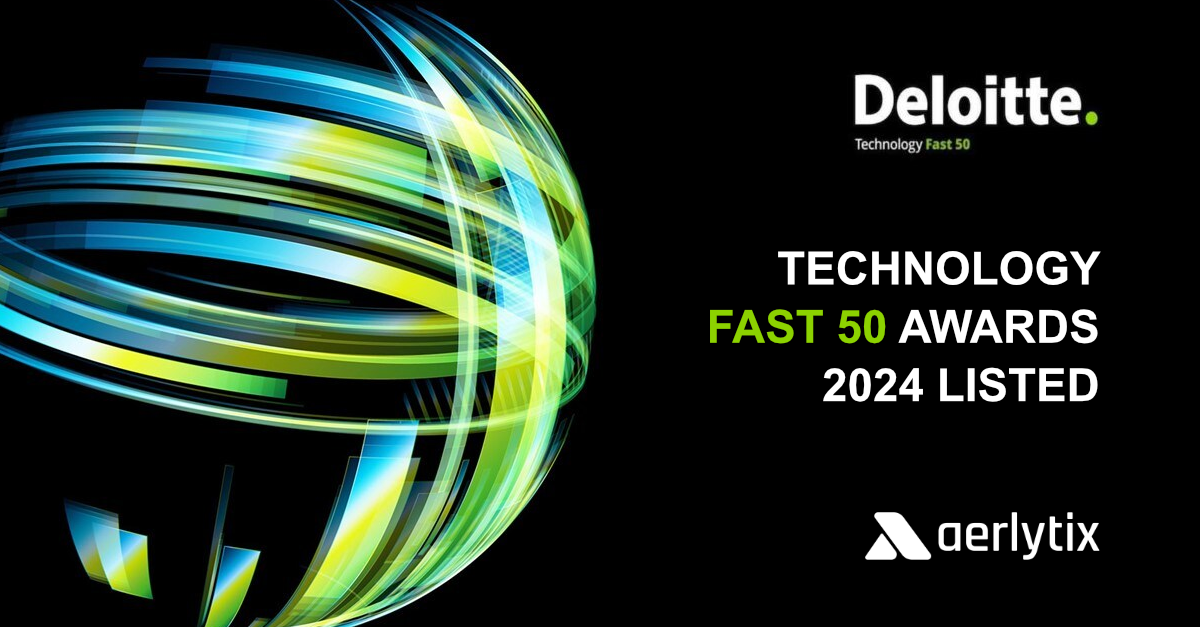 Aerlytix listed in the 2024 Technology Fast 50 Awards